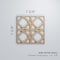 Ekena Millwork Extra Small Fleetwood Decorative Fretwork Wood Wall Panels, Birch, 7 3/8"W x 7 3/8"H x 3/8"T WALW08X08X0375FLTBI - alternate 6